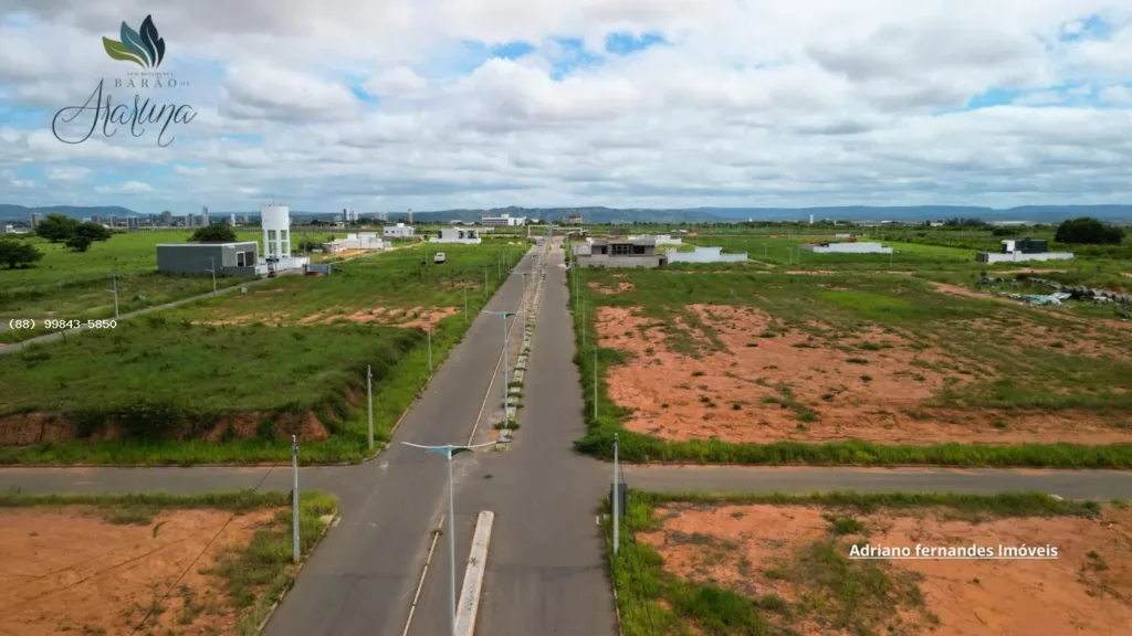 Quadras, vias e construções no Barão de Araruna