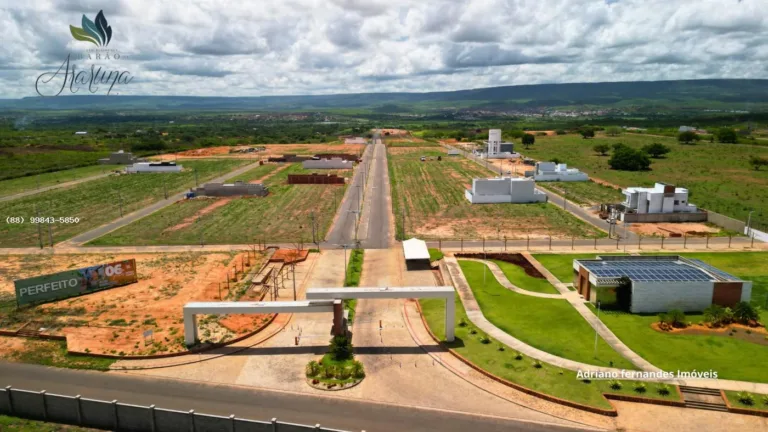 Vista aérea do acesso e das vias do Barão de Araruna, em Juazeiro do Norte