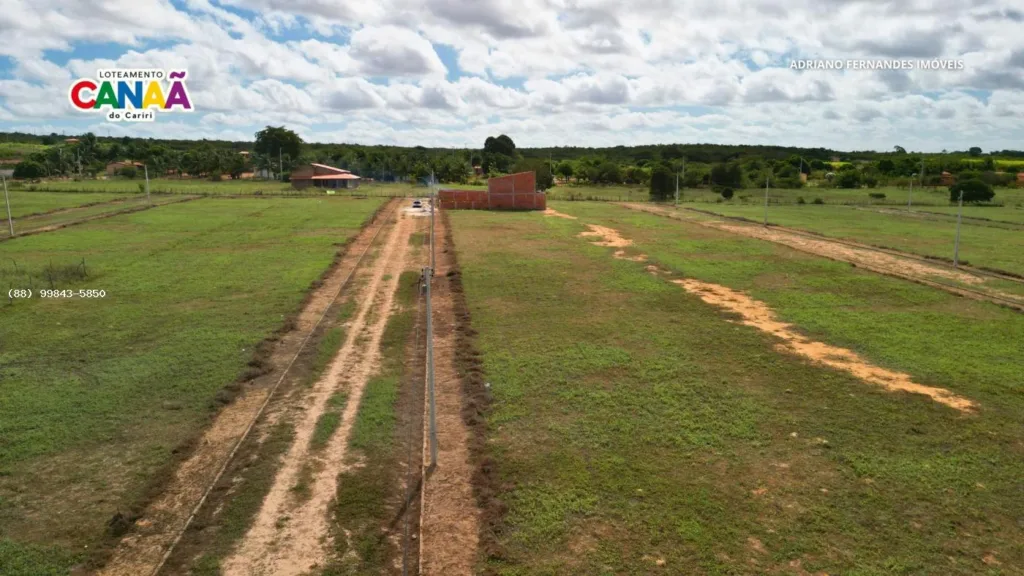 Via de acesso e vizinhança do Loteamento Canaã I