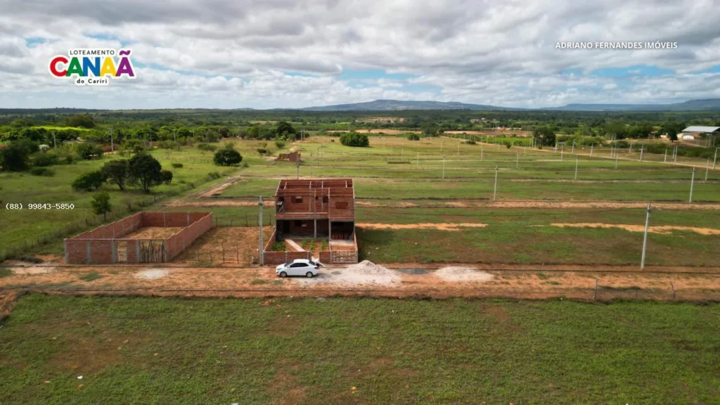 Construções existentes e terrenos no entorno do Canaã I