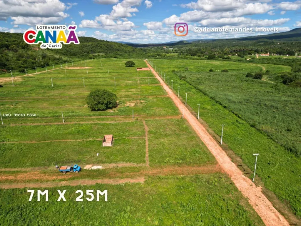 Vista aérea das vias de acesso aos terrenos do Canaã II
