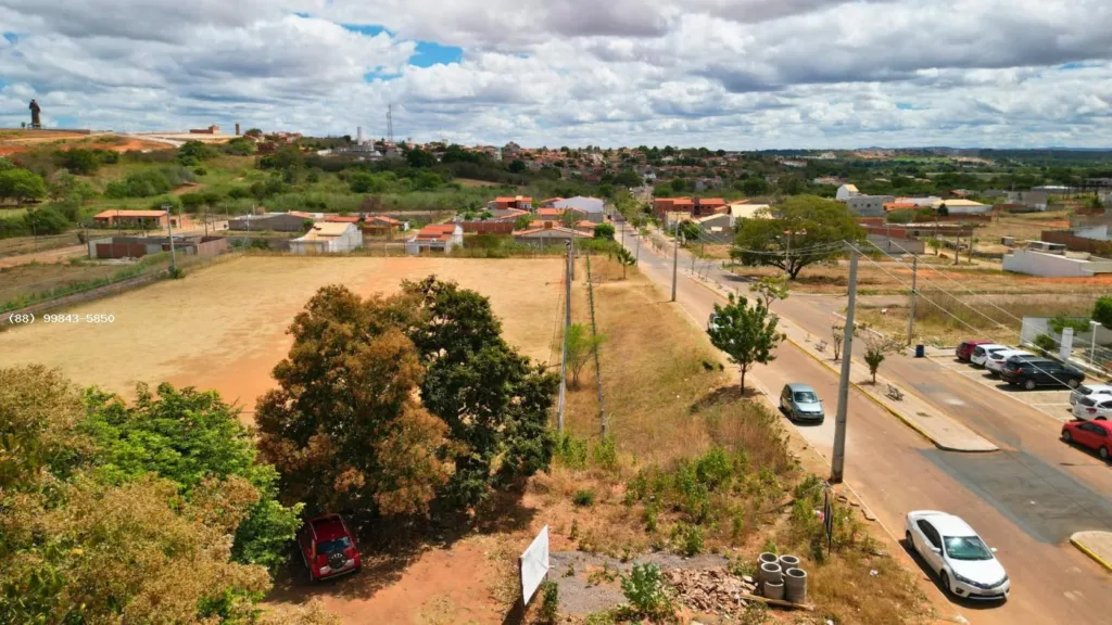 Vista do bairro Alto da Alegria e das vias próximas ao Jardins dos Ipês